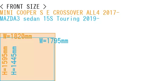 #MINI COOPER S E CROSSOVER ALL4 2017- + MAZDA3 sedan 15S Touring 2019-
